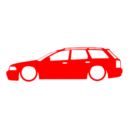 Sticker - SILUETA AUDI A4 B5