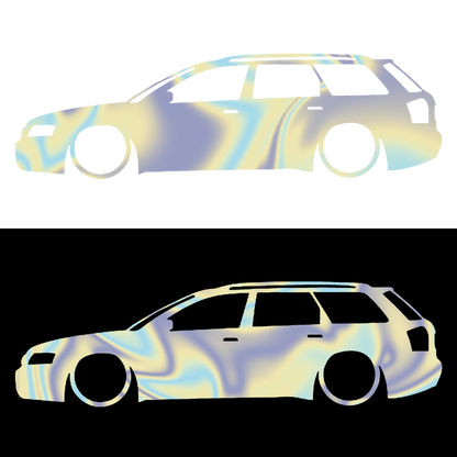 Sticker - SILUETA AUDI A4 B6 AVANT