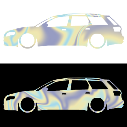 Sticker - SILUETA AUDI A4 B7 AVANT