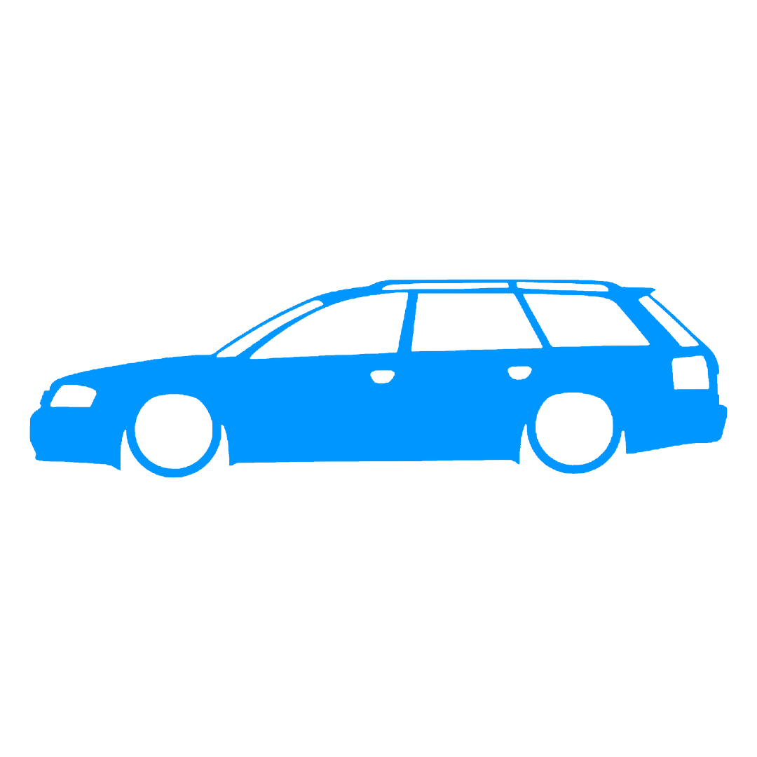 Sticker - SILUETA AUDI A6 C5 AVANT