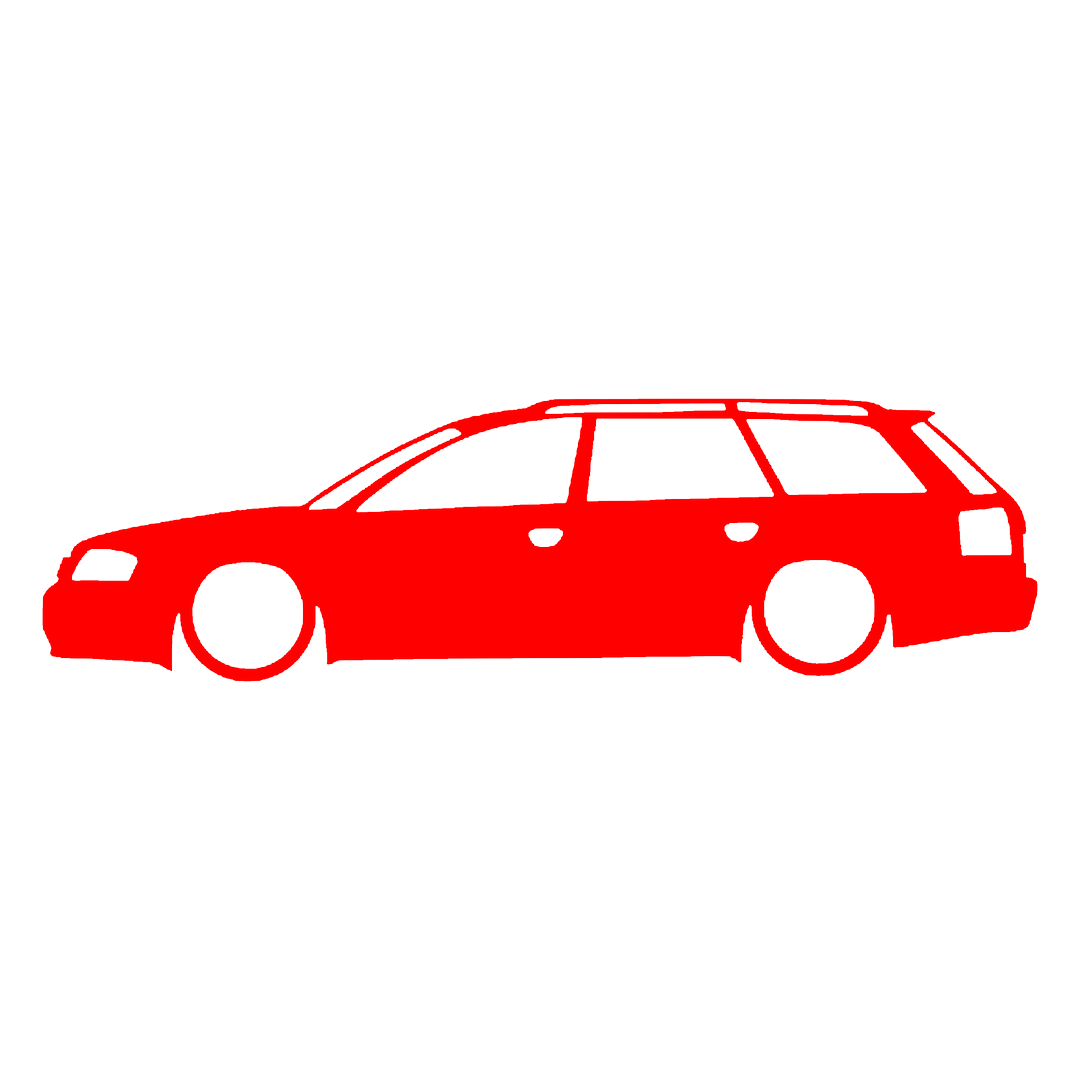 Sticker - SILUETA AUDI A6 C5 AVANT