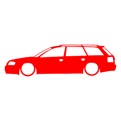 Sticker - SILUETA AUDI A6 C5 AVANT