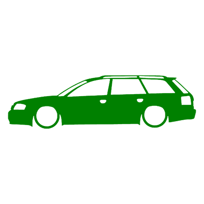 Sticker - SILUETA AUDI A6 C5 AVANT