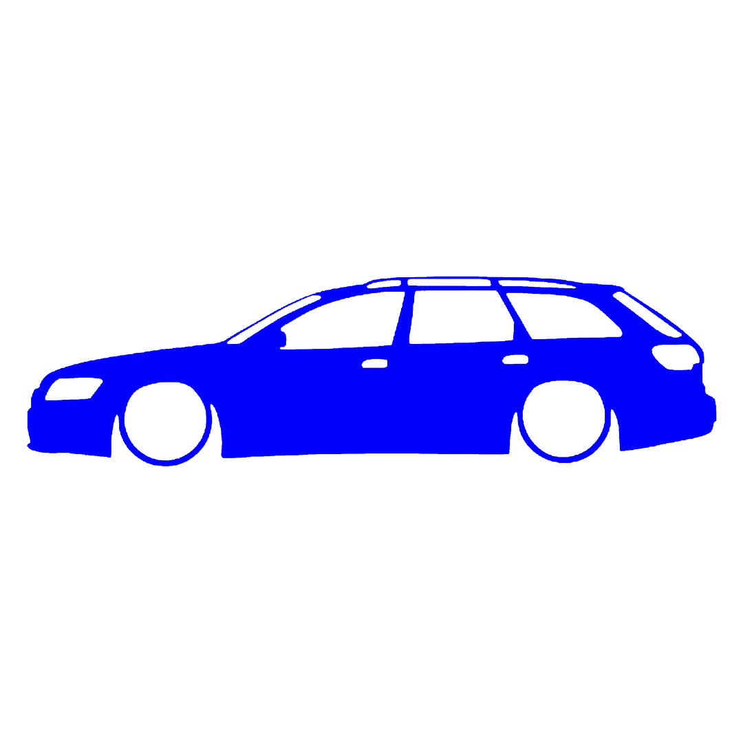 Sticker - SILUETA AUDI A6 C6 AVANT