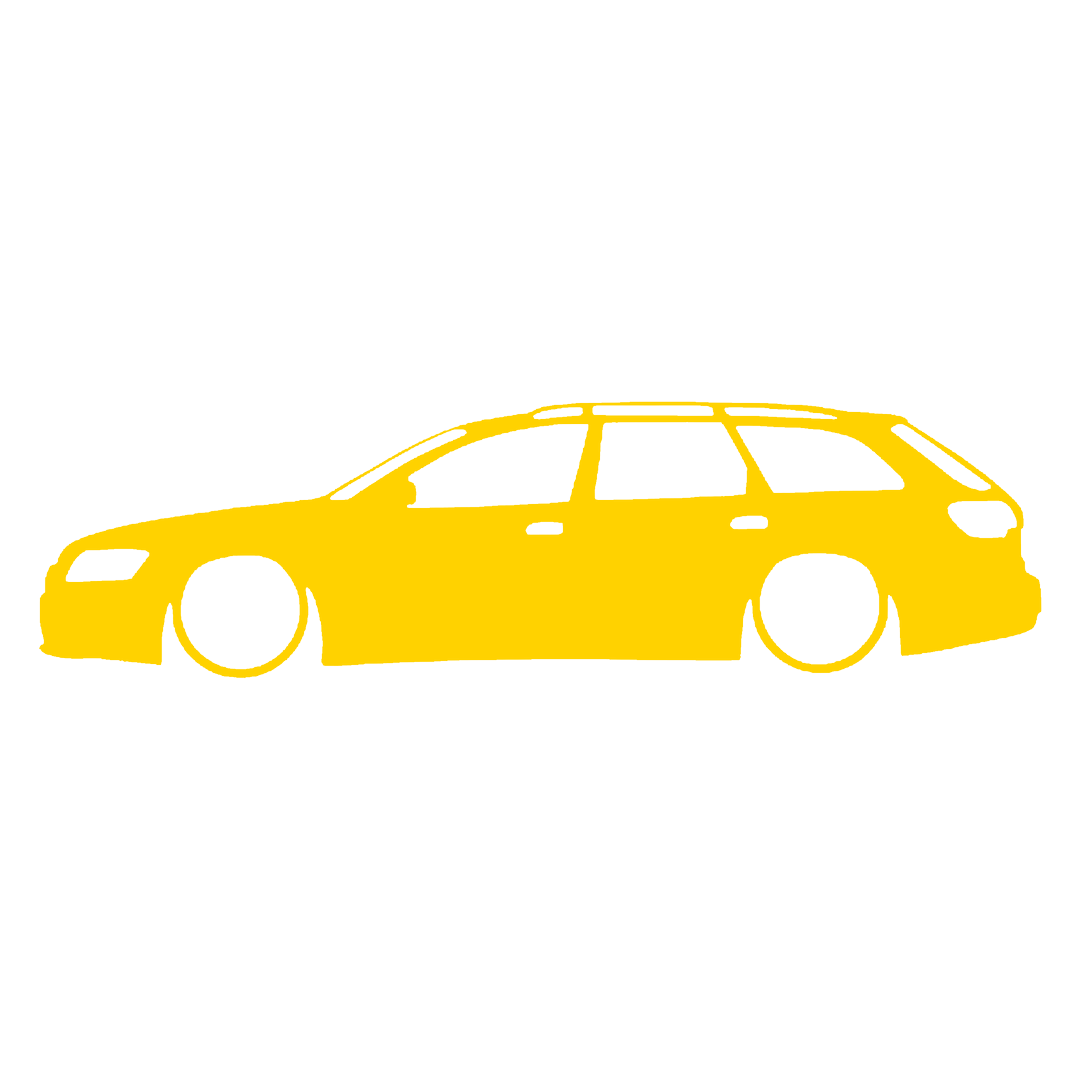 Sticker - SILUETA AUDI A6 C6 AVANT