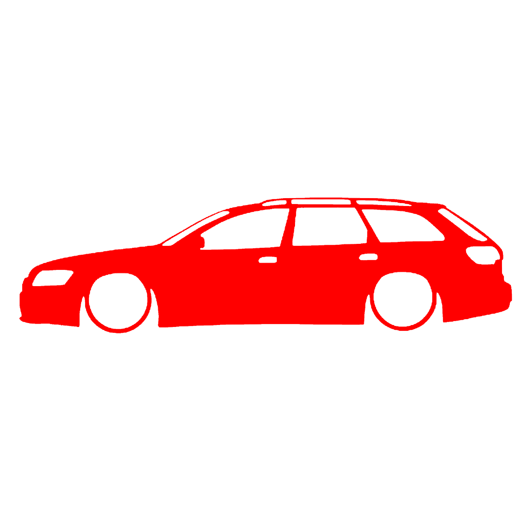 Sticker - SILUETA AUDI A6 C6 AVANT
