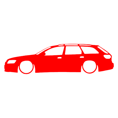 Sticker - SILUETA AUDI A6 C6 AVANT