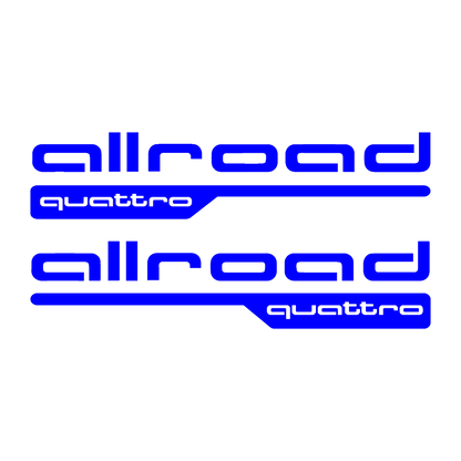 Sticker Set - X2 AUDI ALLROAD QUATTRO