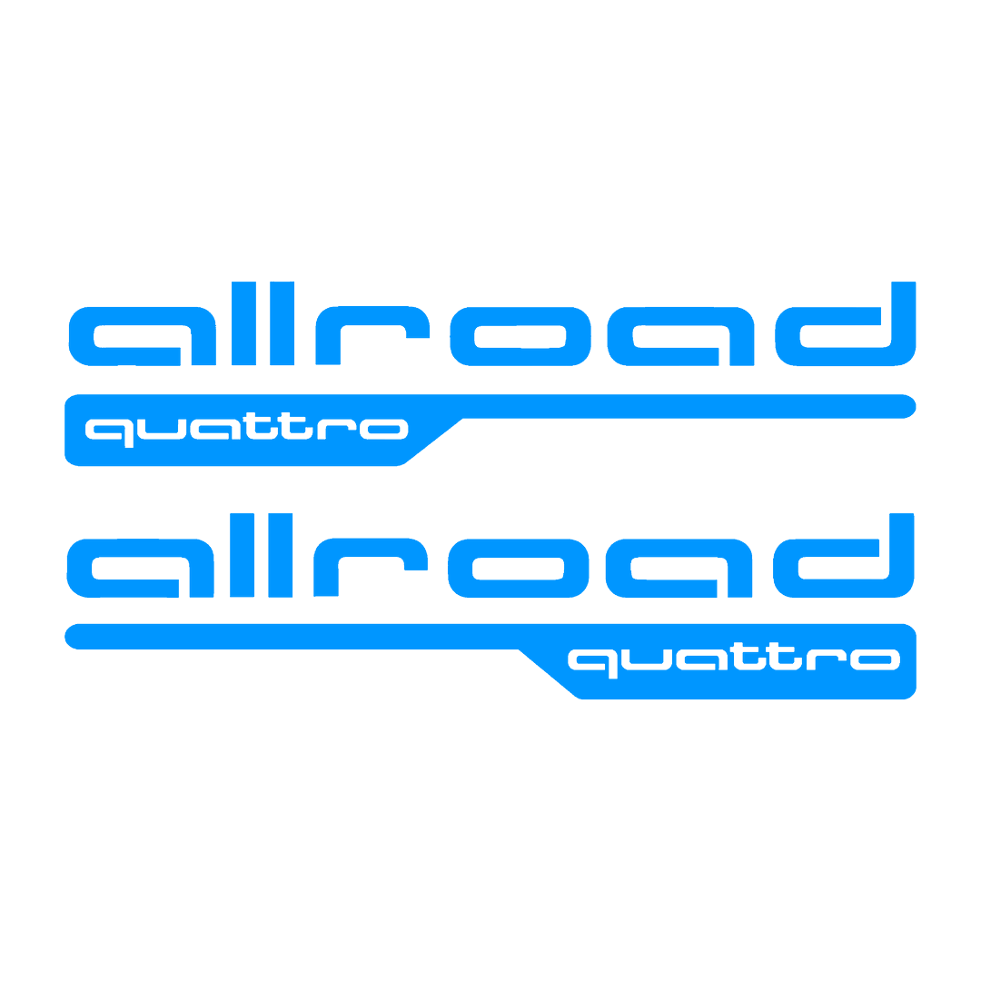 Sticker Set - X2 AUDI ALLROAD QUATTRO