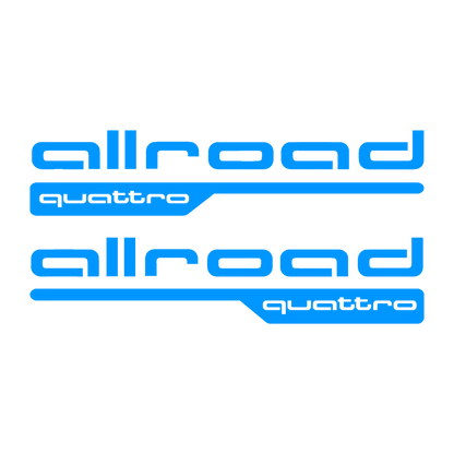 Sticker Set - X2 AUDI ALLROAD QUATTRO