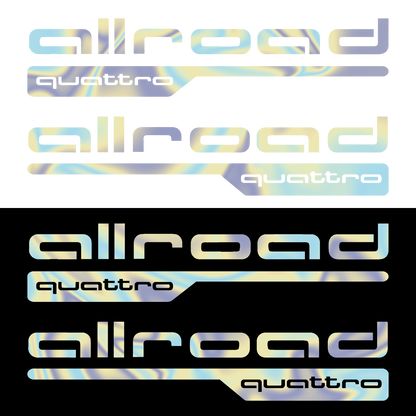 Sticker Set - X2 AUDI ALLROAD QUATTRO