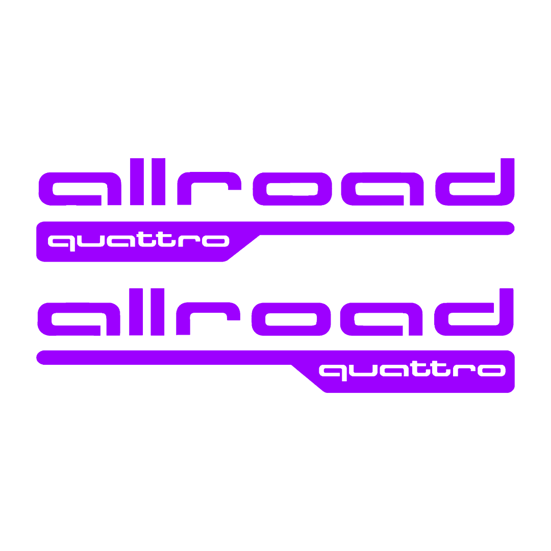 Sticker Set - X2 AUDI ALLROAD QUATTRO