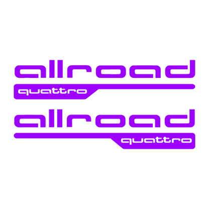 Sticker Set - X2 AUDI ALLROAD QUATTRO