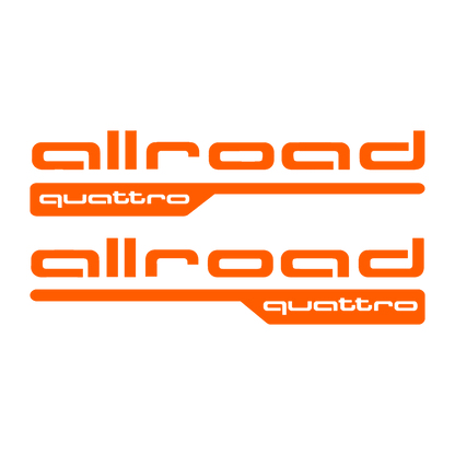 Sticker Set - X2 AUDI ALLROAD QUATTRO