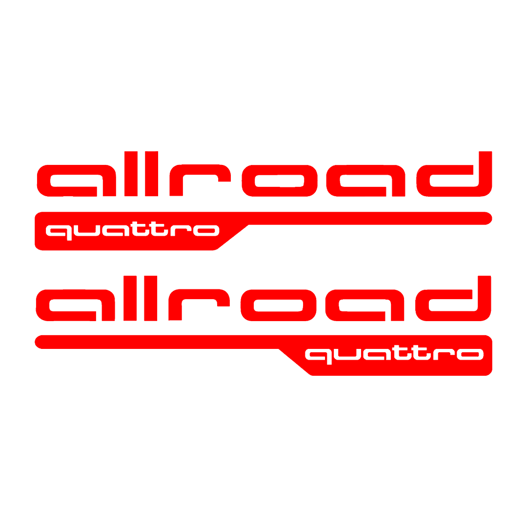 Sticker Set - X2 AUDI ALLROAD QUATTRO