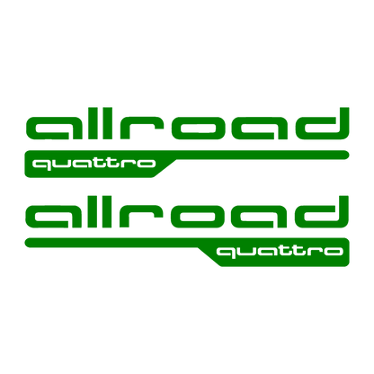 Sticker Set - X2 AUDI ALLROAD QUATTRO
