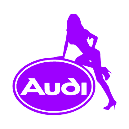 Sticker - AUDI GIRL 2
