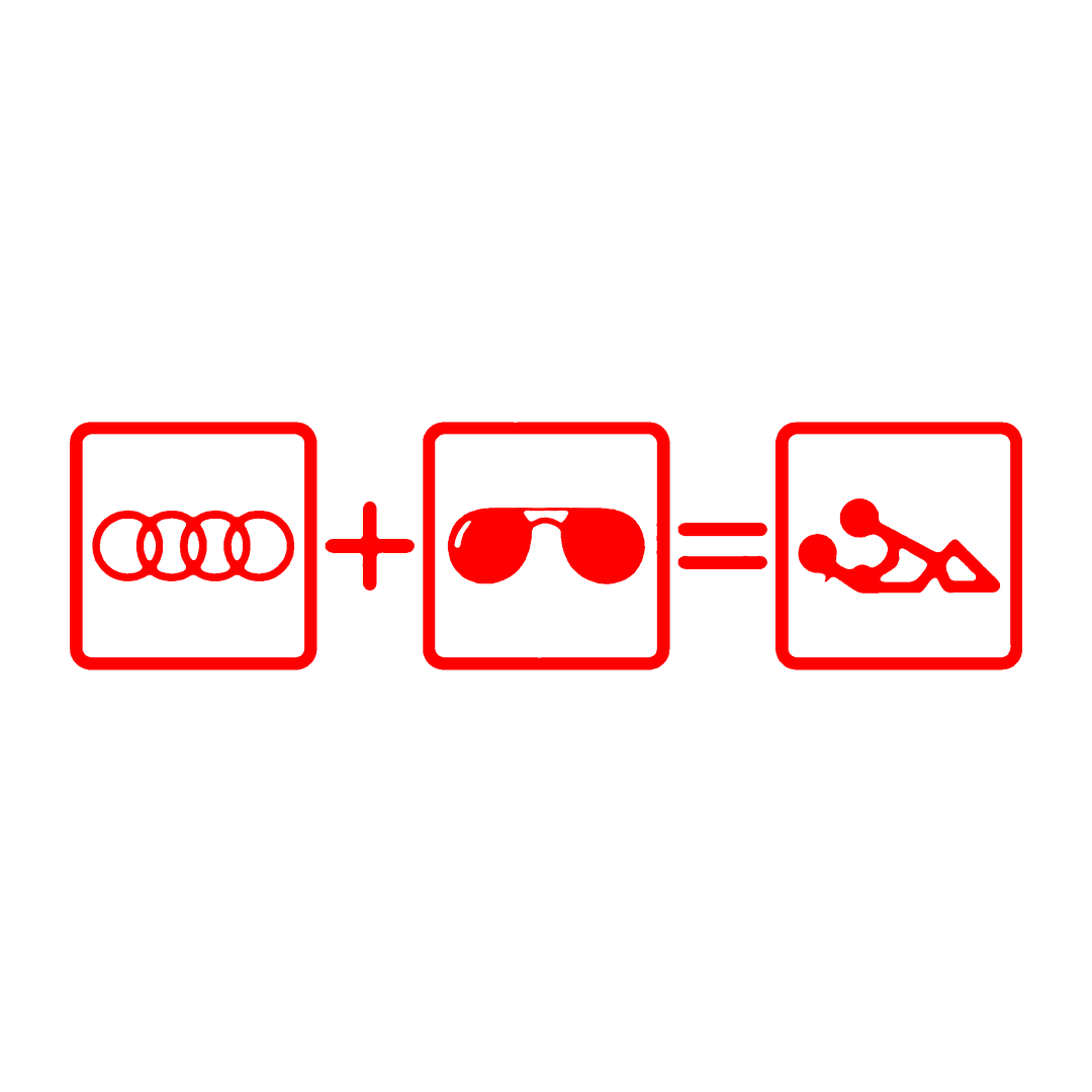 Sticker - AUDI + OCHELARI