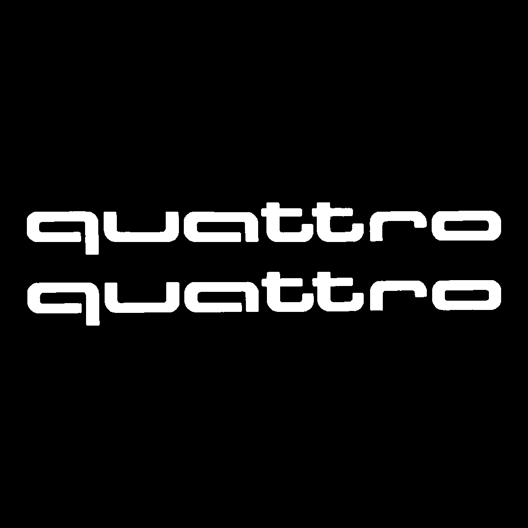 Sticker Set - X2 AUDI QUATTRO 3