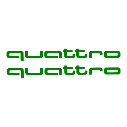 Sticker Set - X2 AUDI QUATTRO 3