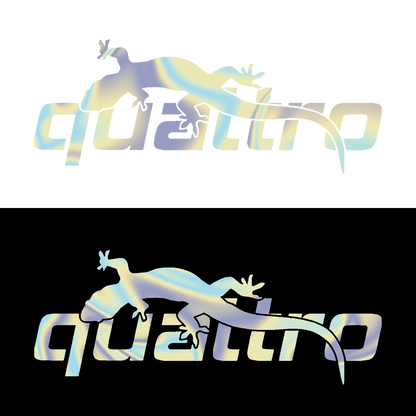 Sticker - AUDI QUATTRO 4