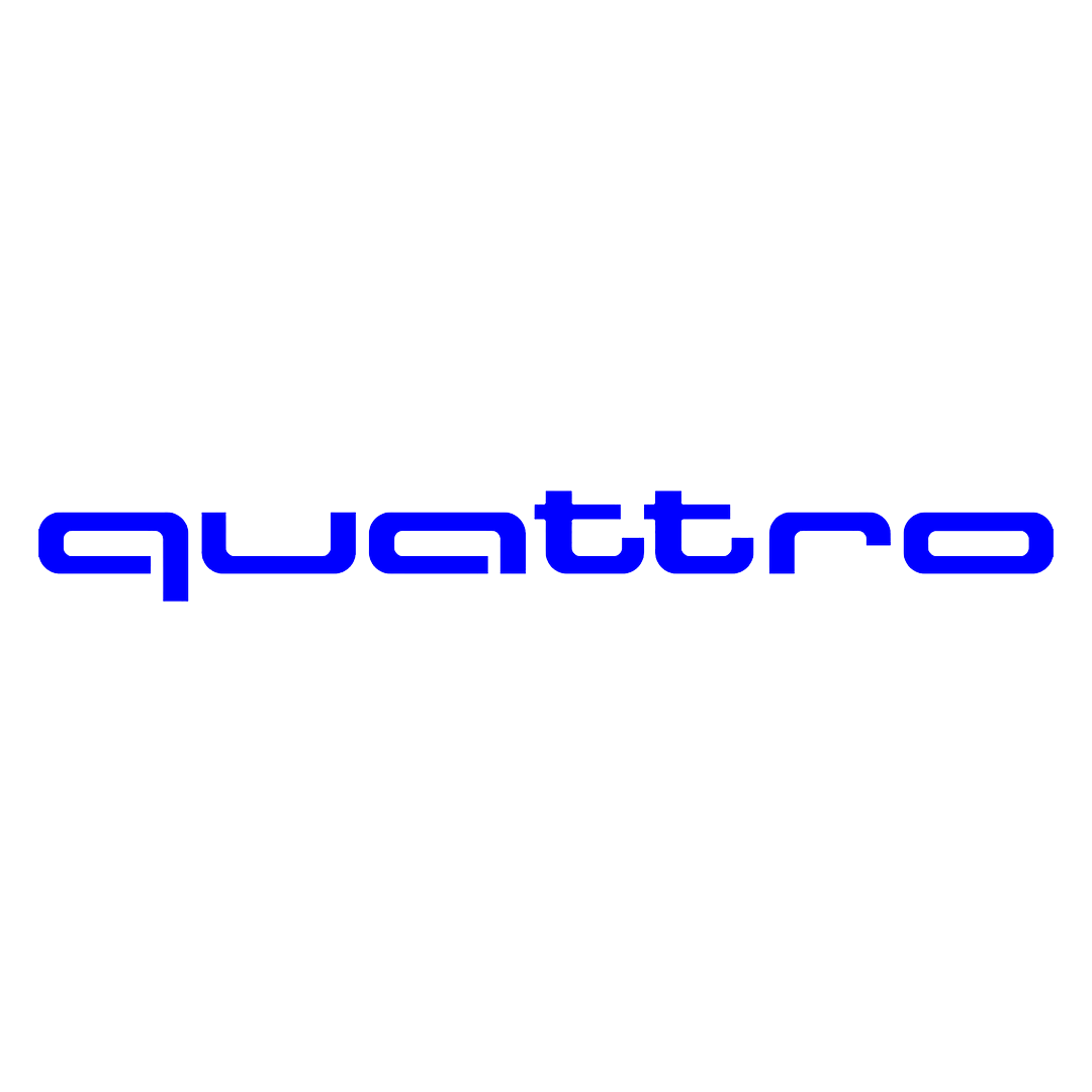 Sticker - AUDI QUATTRO TEXT