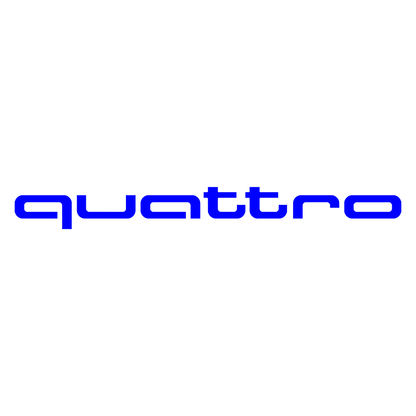 Sticker - AUDI QUATTRO TEXT