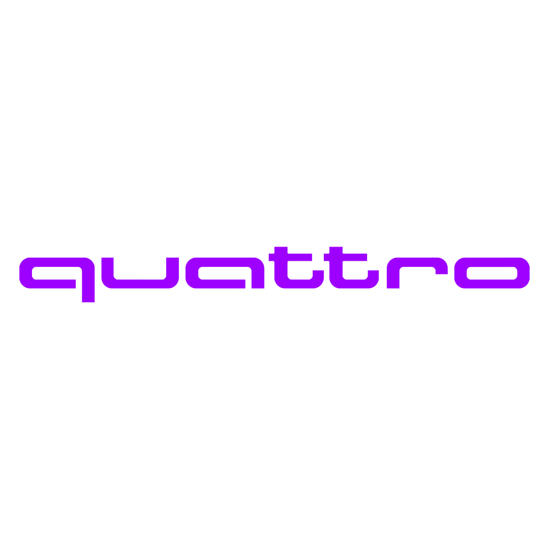 Sticker - AUDI QUATTRO TEXT
