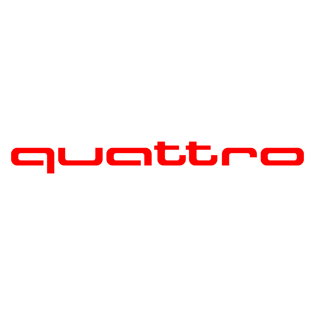 Sticker - AUDI QUATTRO TEXT