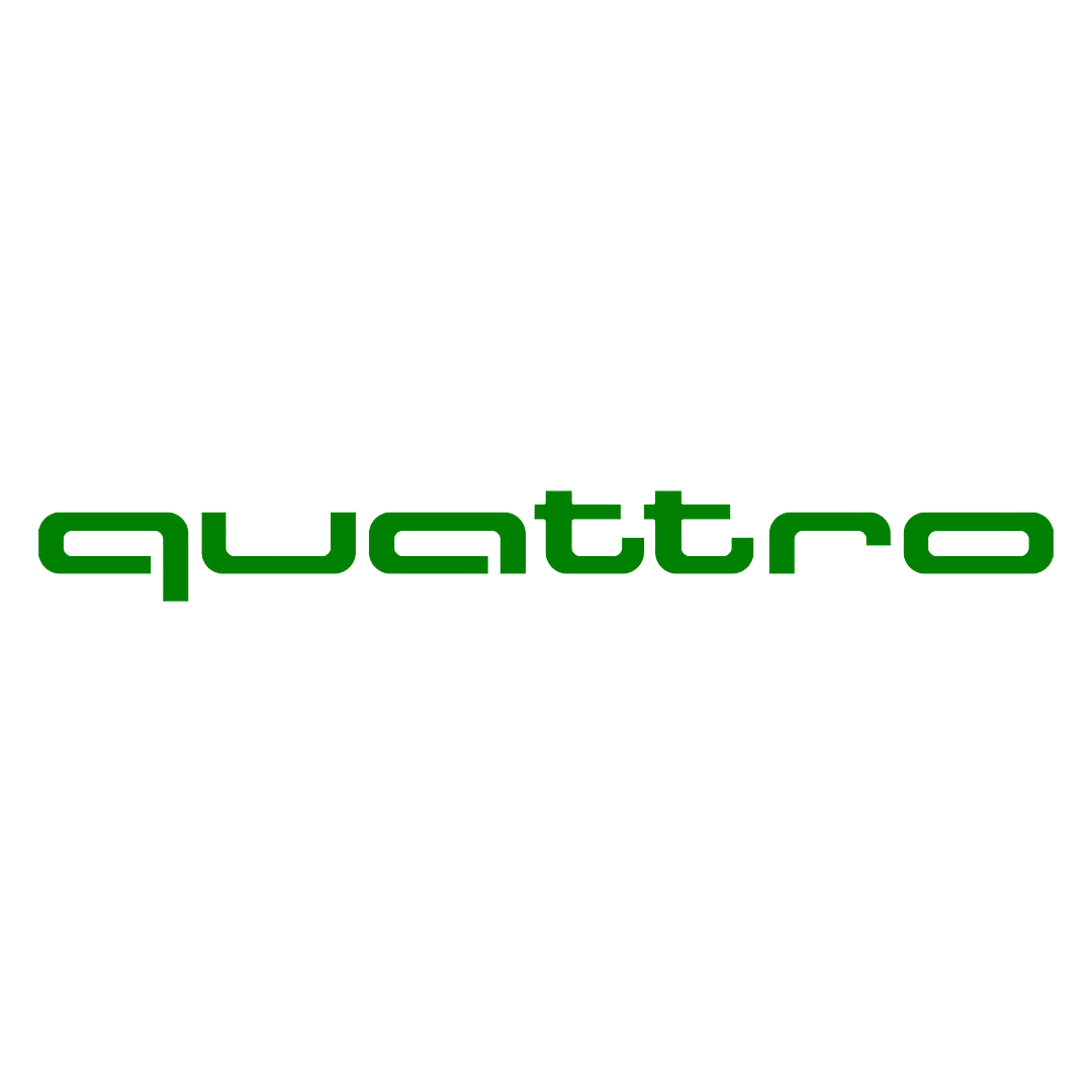 Sticker - AUDI QUATTRO TEXT