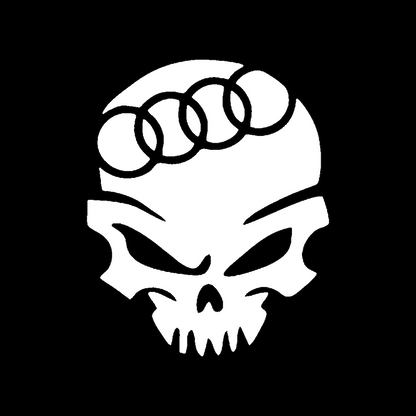 Sticker - AUDI SKULL