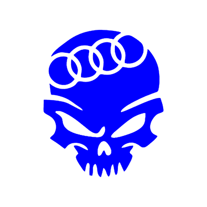 Sticker - AUDI SKULL