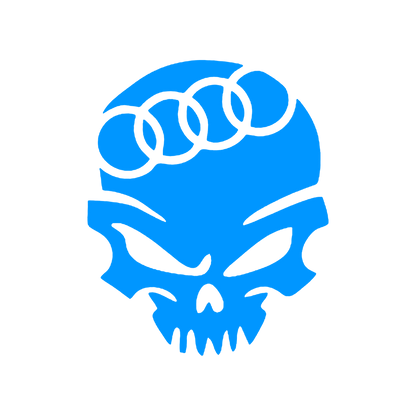 Sticker - AUDI SKULL