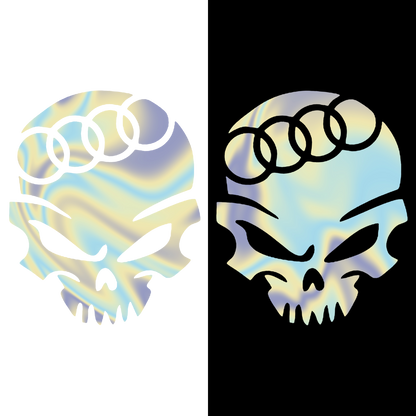 Sticker - AUDI SKULL