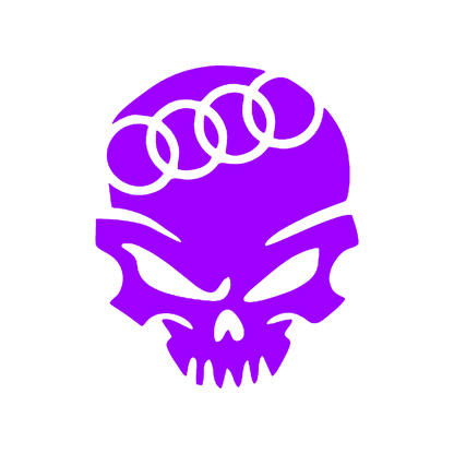 Sticker - AUDI SKULL