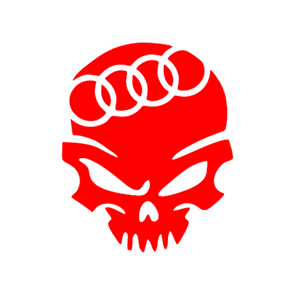 Sticker - AUDI SKULL