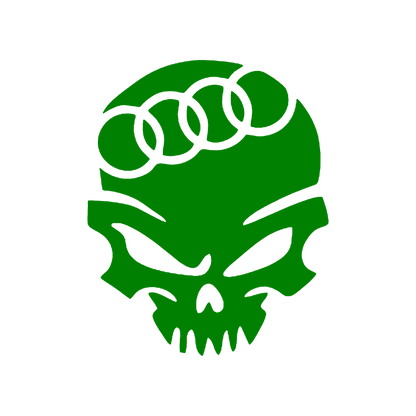 Sticker - AUDI SKULL