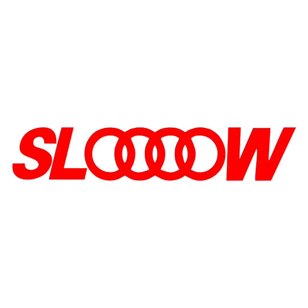 Sticker - AUDI SLOOOOW