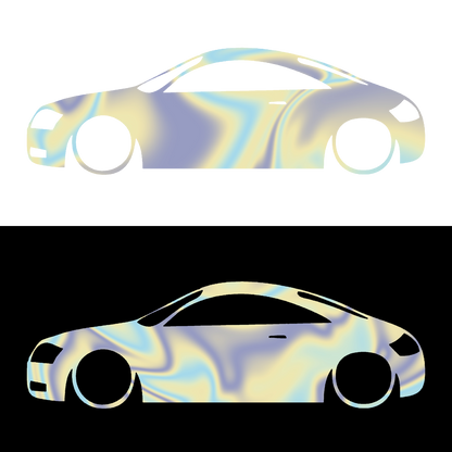Sticker - SILUETA AUDI TT