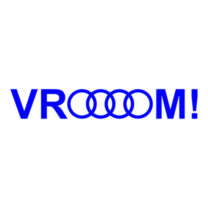 Sticker - AUDI VROOOOM