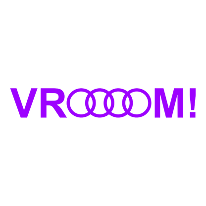 Sticker - AUDI VROOOOM