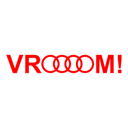 Sticker - AUDI VROOOOM
