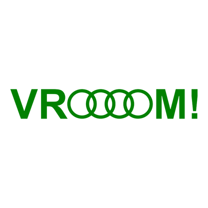 Sticker - AUDI VROOOOM
