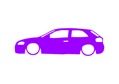 Sticker - SILUETA AUDI A3 8P