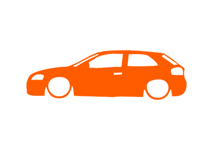 Sticker - SILUETA AUDI A3 8P