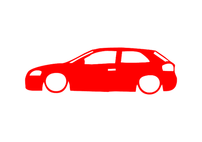 Sticker - SILUETA AUDI A3 8P
