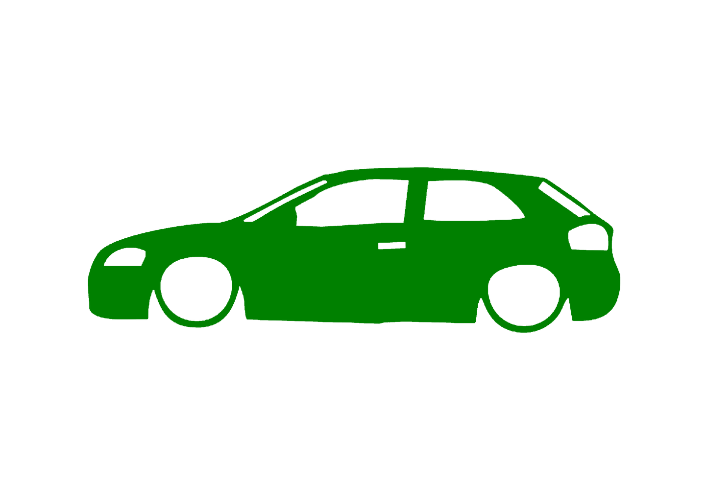 Sticker - SILUETA AUDI A3 8P