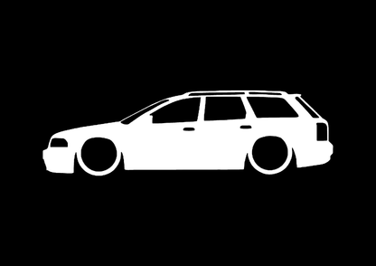 Sticker - SILUETA AUDI A4 B5