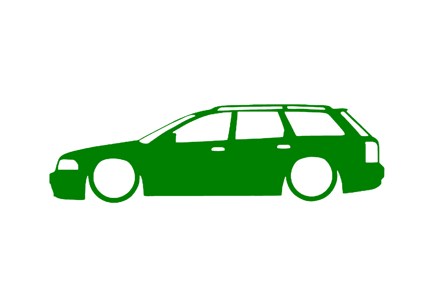 Sticker - SILUETA AUDI A4 B5