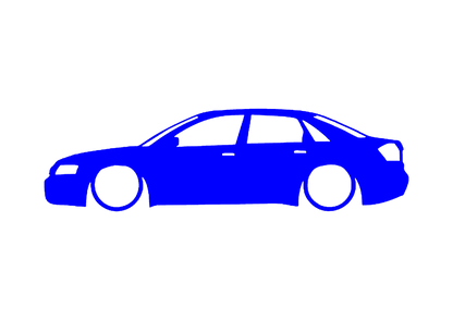 Sticker - SILUETA AUDI A4 B6